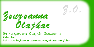 zsuzsanna olajkar business card